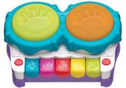 Instrumenty muzyczne dla dzieci - Playgro Wielofunkcyjne pianinko 6384144 - miniaturka - grafika 1
