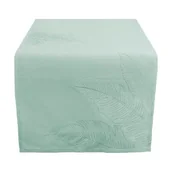 Obrusy i serwetki - Bieżnik Liście 40 x 140 cm zielony - miniaturka - grafika 1