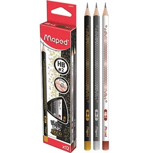 Maped OŁÓWEK MAPED Black Peps  DECO HB - Ołówki - miniaturka - grafika 2