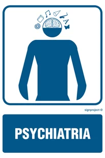 RF015 PSYCHIATRIA, FN - FOLIA SAMOPRZYLEPNA; (100X150MM) - Systemy ekspozycyjne i znaki informacyjne - miniaturka - grafika 1