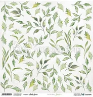 Dekoratorstwo - Papier ozdobny 30x30 LIŚCIE 4 - miniaturka - grafika 1