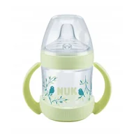 Kubki dla dzieci - NUK Butelka z uchwytami i wskaźnikiem temperatury zielona, 150ml - >>> DARMOWA od 49zł <<< - miniaturka - grafika 1