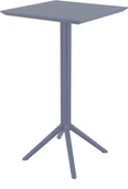 Meble gastronomiczne - Stół barowy Siesta Sky Folding Dark Grey - miniaturka - grafika 1
