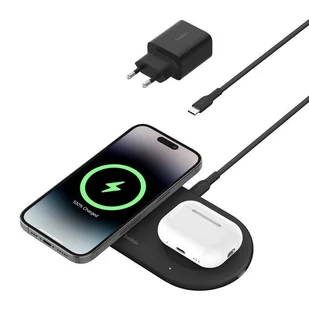 Ładowarka podwójna BoostCharge Pro Qi2 15W czarna - Ładowarki do telefonów - miniaturka - grafika 5