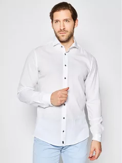 Koszule męskie - Strellson Koszula Carlo2 30020197 Biały Regular Fit - grafika 1