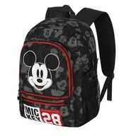 Plecaki - Disney Mickey Mouse Year Fan Fight plecak 2.2, czarny, 31 x 44 cm, pojemność 24 l, Czarna Myszka Miki, Jeden rozmiar, Plecak FAN Fight 2.2 - miniaturka - grafika 1
