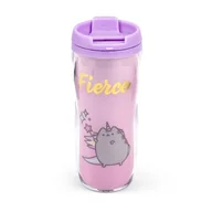 Kubki dla dzieci - Thumbs up Thumbs up Kubek plastikowy podróżny Pusheen - miniaturka - grafika 1