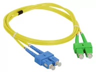 Kable światłowodowe - Patch cord SM SC/APC-SC duplex 9/125 1.0m ALANTEC - ALANTEC - miniaturka - grafika 1