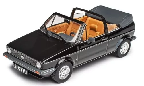 Ixo Models Vw Golf I Cabrio 1979 Black 1:43 Am007Me