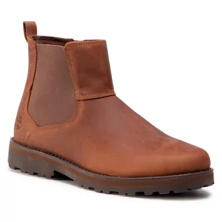 Botki damskie - Timberland Trapery Courma Kid TB0A28QW358 Md Brown Full Grain - grafika 1