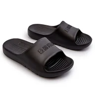 Buty dla dziewczynek - Lekkie Piankowe Klapki Dziecięce Big Star NN374556 Czarny czarne - miniaturka - grafika 1