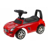 Jeździki dla dzieci - Import LEANToys Jeździk Mercedes-Benz z Kierownicą Czerwony 44 - miniaturka - grafika 1