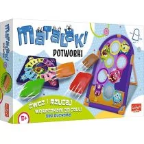 Trefl Matalaki Potworki Ćwicz i rzucaj woreczkami do celu - Gry planszowe - miniaturka - grafika 1