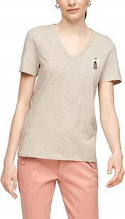 s. Oliver t-shirt damski v neck w paski XS/34 - Koszulki i topy damskie - miniaturka - grafika 1