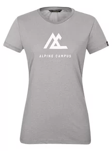 Salewa Koszulka funkcyjna "Alpine Campus Dry" w kolorze szarym - Koszulki sportowe damskie - miniaturka - grafika 1