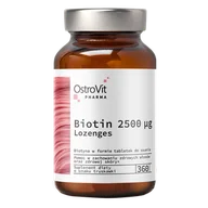 Witaminy i minerały - OstroVit Pharma Biotin 2500µg Lozenges 360tabs. Biotyna - miniaturka - grafika 1