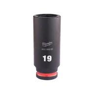 Klucze i nasadki - Milwaukee nasadka udarowa 19 mm 3/8" 6-kątna Shockwave długa metryczna 4932480293 - miniaturka - grafika 1