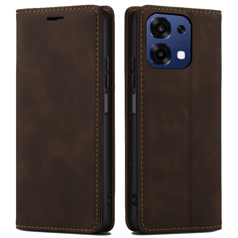 Etui do Oppo A6 Pro 5G PORTFELOWE SKÓRZANE ZAMYKANE NA KLAPKĘ