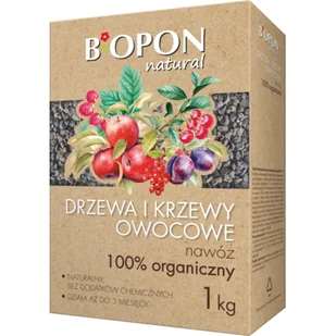 Nawóz do drzew i krzewów owocowych 100% organiczny BOPON Natural - Nawozy ogrodnicze - miniaturka - grafika 1