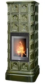 Piece wolnostojące - ABX Piecyk kaflowy Kaledonie Exclusive XL Forest - Zielony - miniaturka - grafika 1