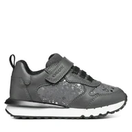 Buty dla dziewczynek - Sneakersy Geox J Fastics J46GZB 0BCBL C9002 M Szary - miniaturka - grafika 1
