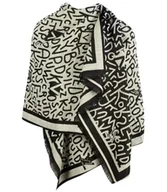 Apaszki i szaliki damskie - Szal szalik elegancka chusta pashmina LITERKI - miniaturka - grafika 1