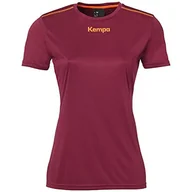 Koszulki i topy damskie - Kempa Kempa damska koszulka sportowa z poliestru w kolorze ciemnoczerwonym, XL 200235011 - miniaturka - grafika 1