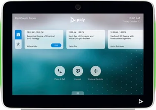POLY TC10 White Touch Controller - Sprzęt konferencyjny i radiowęzłowy - miniaturka - grafika 1