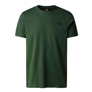 Koszulka The North Face Simple Dome 0A2TX5I0P1 - zielona - Koszulki sportowe męskie - miniaturka - grafika 1