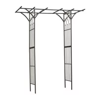 Kratki i pergole - Nature Garden Łuk ogrodowy/pergola, 114x66 232 cm, stal, czarna Outsideliving (6040801) - miniaturka - grafika 1