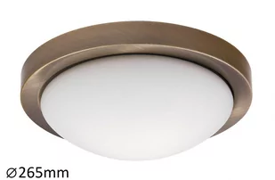 Rabalux Kinkiet PLAFON nowoczesna Oprawa sufitowa LAMPA ścienna DISKY 3563 IP20 Patyna biały - Lampy ścienne - miniaturka - grafika 2