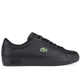 Buty sportowe męskie - Buty Lacoste Powercourt 741SMA0030-02H - czarne - grafika 1