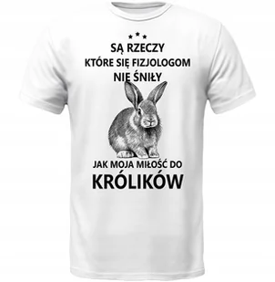 KOSZULKA MOJA MIŁOŚĆ DO KRÓLIKI ŚMIESZNY PREZENT - Koszulki męskie - miniaturka - grafika 1