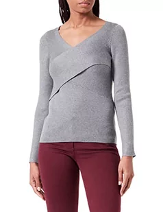 s.Oliver BLACK LABEL Sweter damski, szary, 32, szary, 32 - Swetry damskie - miniaturka - grafika 1