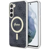 Etui i futerały do telefonów - Guess GUHMS23MH4STK S23+ S916 czarny/black hardcase 4G MagSage - miniaturka - grafika 1