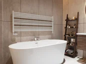 Grzejniki łazienkowe - Instal Projekt Stick Level Grzejnik łazienkowy 100x55,5 cm podłączenie boczne, biały STIL-100/60BZNC35 - odbiór osobisty: Kraków, Warszawa, 29-Innych-Miast - miniaturka - grafika 1