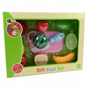 Zabawy w naśladowanie dorosłych - OWOCE DO KROJENIA SZTUCZNE JEDZENIE NA RZEP AKCESORIA DO KUCHNI DLA DZIECI - miniaturka - grafika 1