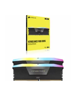 Corsair DDR5 32GB - 7000 - CL - 34 - Double-Kit - DIMM, CMH32GX5M2X7000C34, Vengeance RGB, XM, Kolor: CZARNY - Pamięci RAM Corsair DDR5 32GB - 7000 - CL - 34 - Double-Kit - DIMM, CMH32GX5M2X7000C34, Vengeance RGB, XM, Kolor: CZARNY - Pamięci RAM - miniaturka - grafika 1