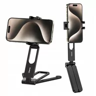 Selfie stick - Statyw Grip Stojak 3w1 Metal Uchwyt Telefon Obrót 360 Iso Vlog Ulanzi M007 / Ma26 - miniaturka - grafika 1
