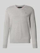 Swetry męskie - Sweter o kroju regular fit z mieszanki bawełny i kaszmiru - miniaturka - grafika 1