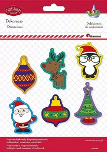 Ozdoby termokurczliwe Boże Narodzenie mix 6szt - Zabawki kreatywne - miniaturka - grafika 1