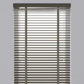 Żaluzje - Trendiy Decosol Żaluzje drewniane, 50 mm, 80x180 cm, taupe - miniaturka - grafika 1