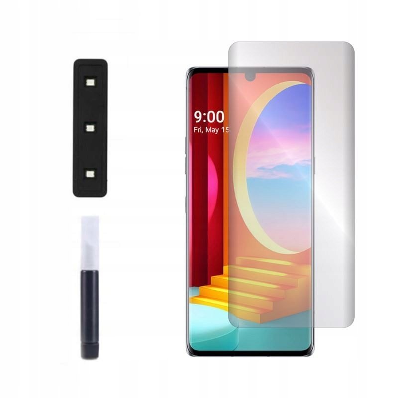 9H SZKŁO hartowane do LG Velvet LMG900N UV i lampa