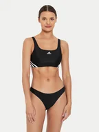 Stroje kąpielowe - adidas Bikini 3-Stripes IB5985 Czarny - miniaturka - grafika 1