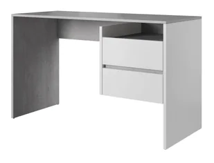 Biurko Paco 3 Beton / Biały Mat - Biurka - miniaturka - grafika 1