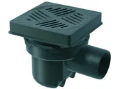 Odwodnienia, kanały i akcesoria - Wpust parkingowy Ecoguss poziomy DN100 KESSEL - miniaturka - grafika 1