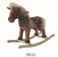 Zabawki na biegunach - Konik Koń Na Biegunach Brąz - miniaturka - grafika 1