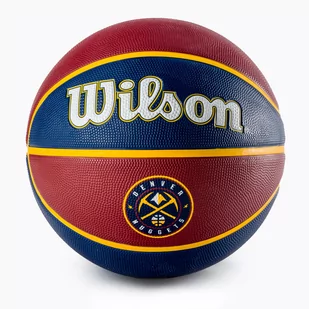 Piłka do koszykówki Wilson NBA Team Tribute Denver Nuggets blue rozmiar 7 - Koszykówka - miniaturka - grafika 1