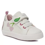 Buty dla dziewczynek - Sneakersy Geox B Kilwi Girl B45D5B 00954 C0406 M White/Pink - miniaturka - grafika 1