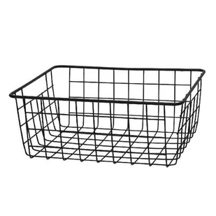 Koszyk Loft 28 x 21,5 cm czarny - Pudła i pojemniki do przechowywania - miniaturka - grafika 1